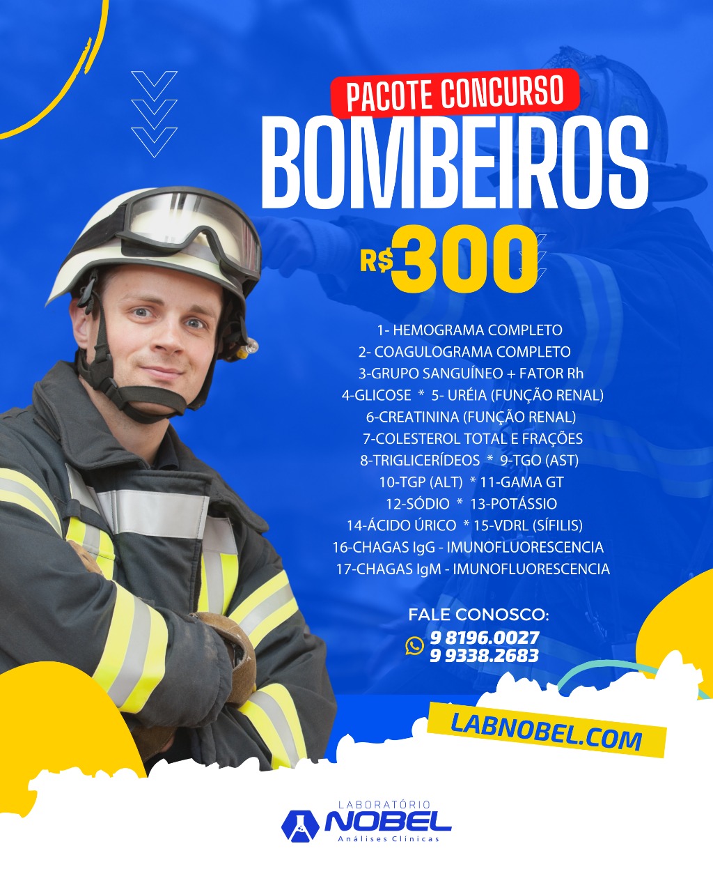 Pacote Concurso Bombeiros